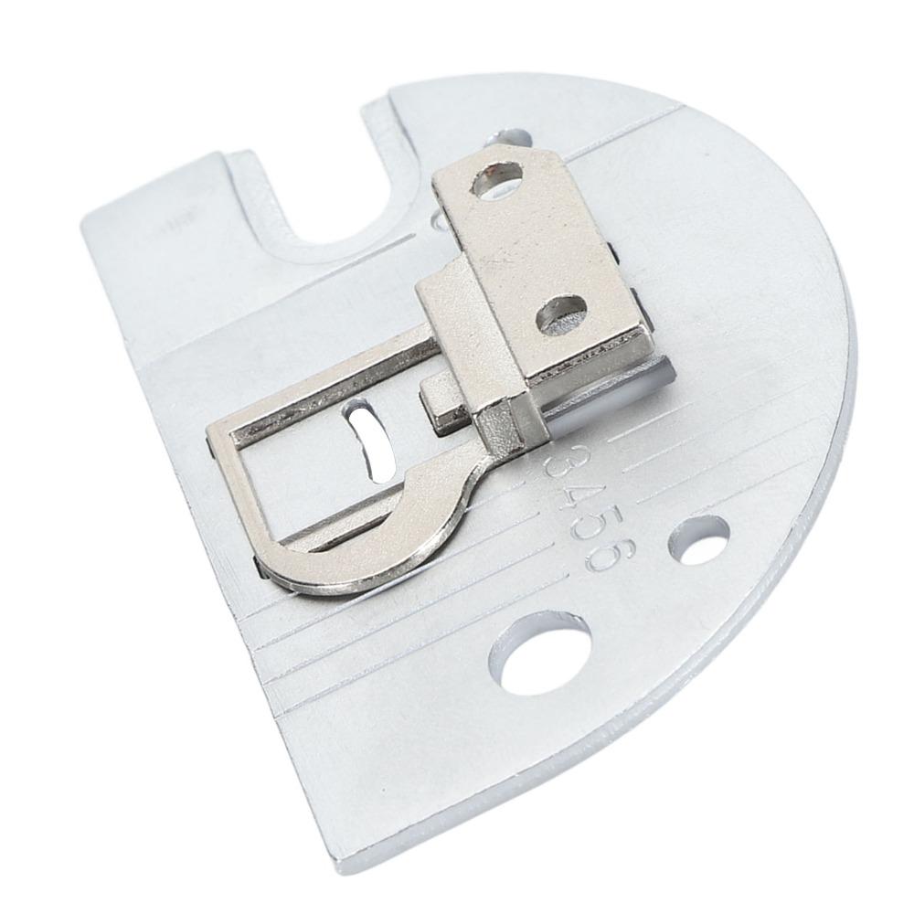 Steel Sewing Needle Plate Aperture 8mm Sturdy Needle Plate Feed Dog Kit Industrial Sewing Machine Plate for 317398+153286  