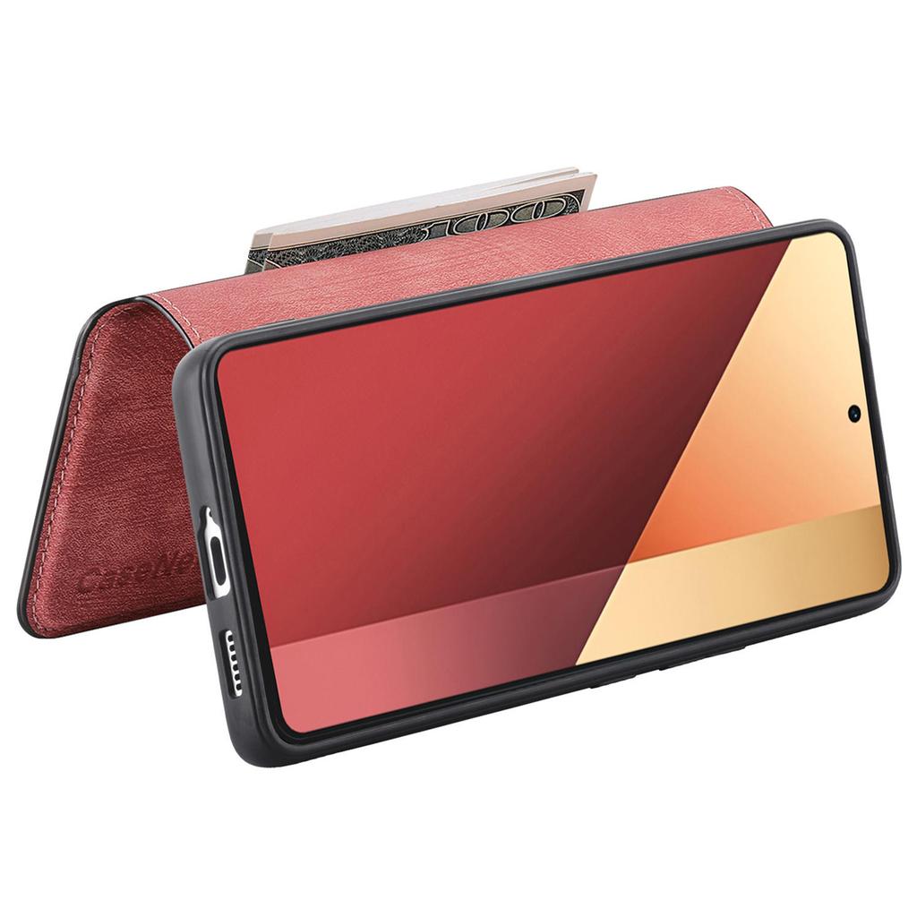 For Xiaomi Redmi Note 13 Pro 4G/Poco M6 Pro 4G Magnetic Case CASENEO Detachable Leather Phone Wallet Cover
