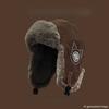 Winter Knit Trapper Hat Fleece Lined Thickened Earflap Beanie Windproof Warm Cold Weather Cap