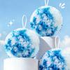 Bathroom Cleaning Ball Sink Brush, Strong Power Remove Water Stains Non-Scratch Countertop Easy Clean