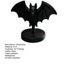 Huaqianguhh 3D Printed Gothic Black Bat Statue, Figurine with Stable Round Base, Halloween Tabletop Decor for Home, Dining Table & Party, Witchy Gift