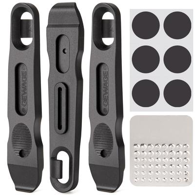 GEWAGE Bicycle Tire Set of Tire Change Puncture Repair Black Levers, 3, Tool, Kit, Resin, (GE-603)