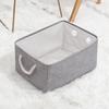 Foldable Fabric Storage Baskets, with Handles Linen Wardrobe Storage Rack Home Wardrobe Towel Toys Storage Basket