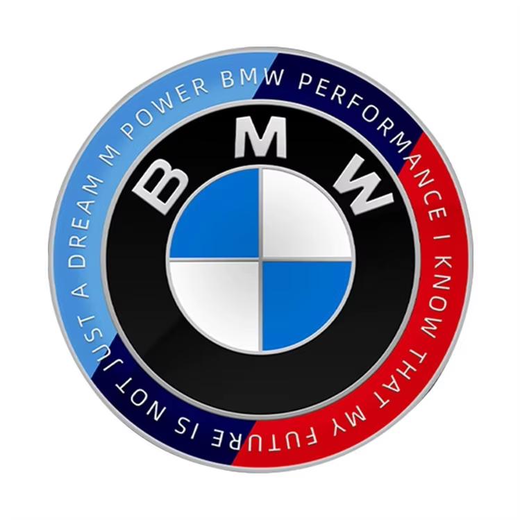 For BMW M E46 E90 E60 Car Sticker A 72/81mm Car Hood Front Rear Trunk Steering Wheel Emblem Badge Replacement Sticker For BMW G30 E46 QBT-BMW XGNST1