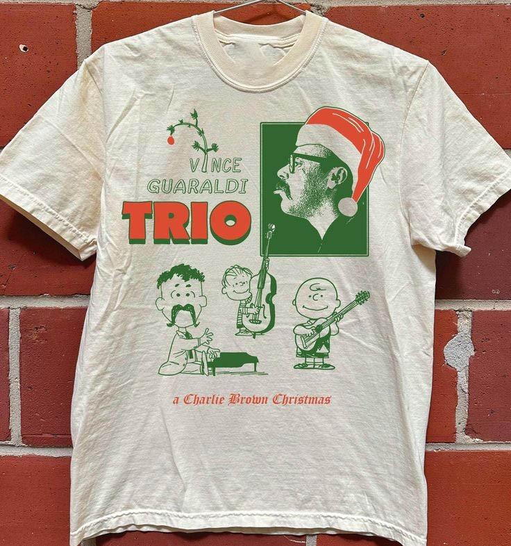 Vince Guaraldi tribute tee for the holidays Christmas Xmas Shirt SEG_359 Unisex T-Shirt L