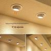 LED Zoomable Recessed Ceiling Spotlight with Gooseneck for Living Room