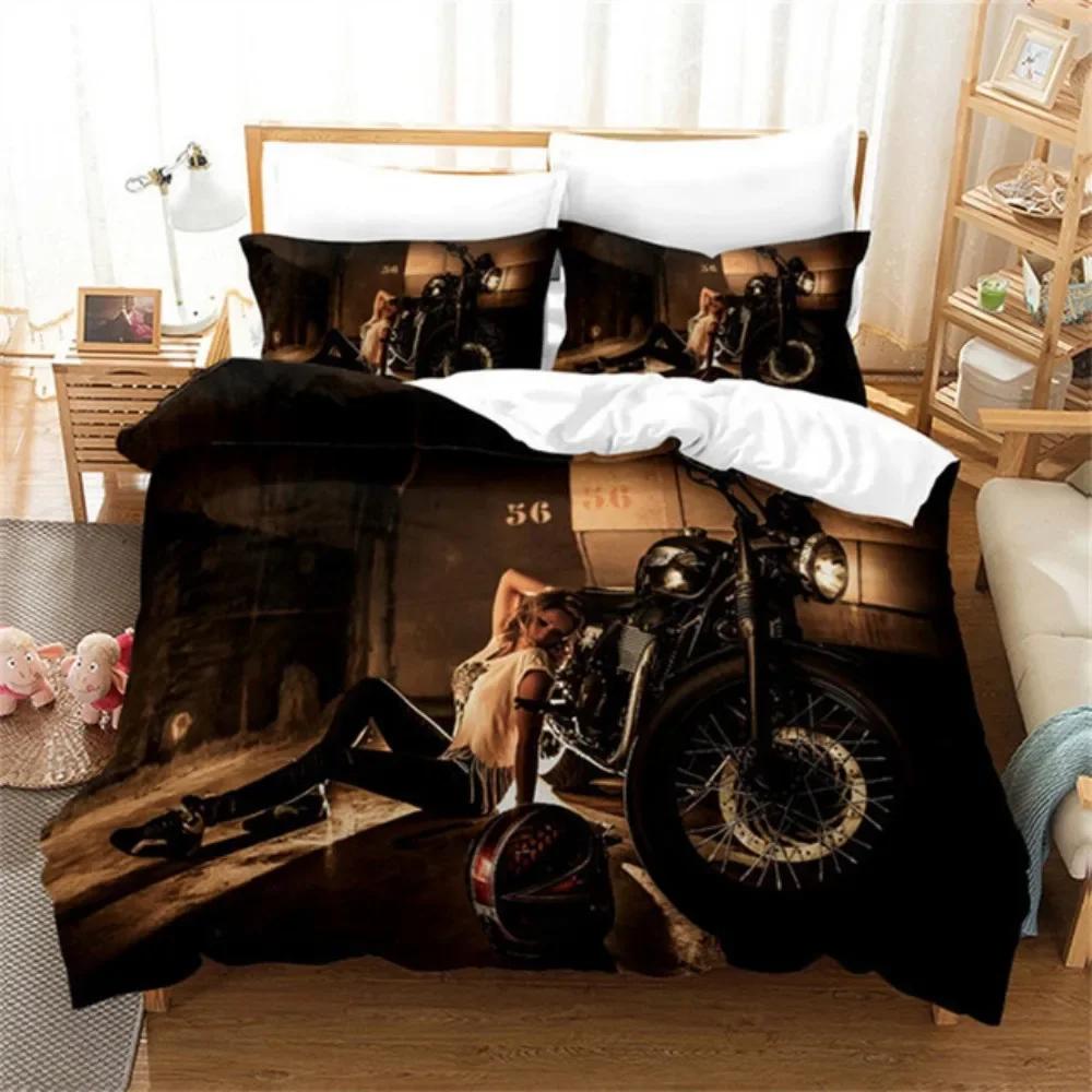 Bikini Beautiful Sexy Girls Bedding Set King Queen Twin Size Duvet Cover Set With Pillowcase Polyester Bed Linen For Teens Adult