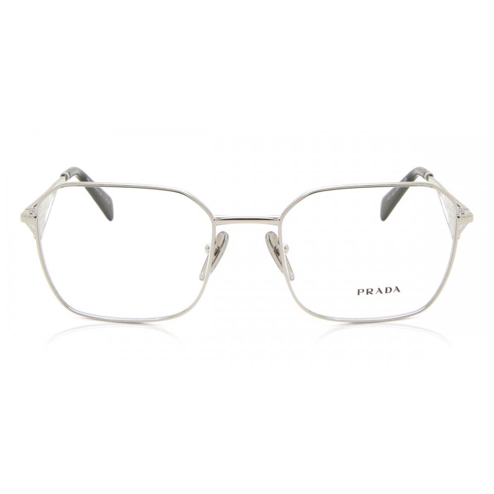 

Prada Pr A51v 1bc1o1 Women Eyeglasses Silver/53