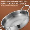 Food Grade Stainless Steel Pot With Dual Handles For Home Commercial Use  Pot Seafood Ramen Dry Pot