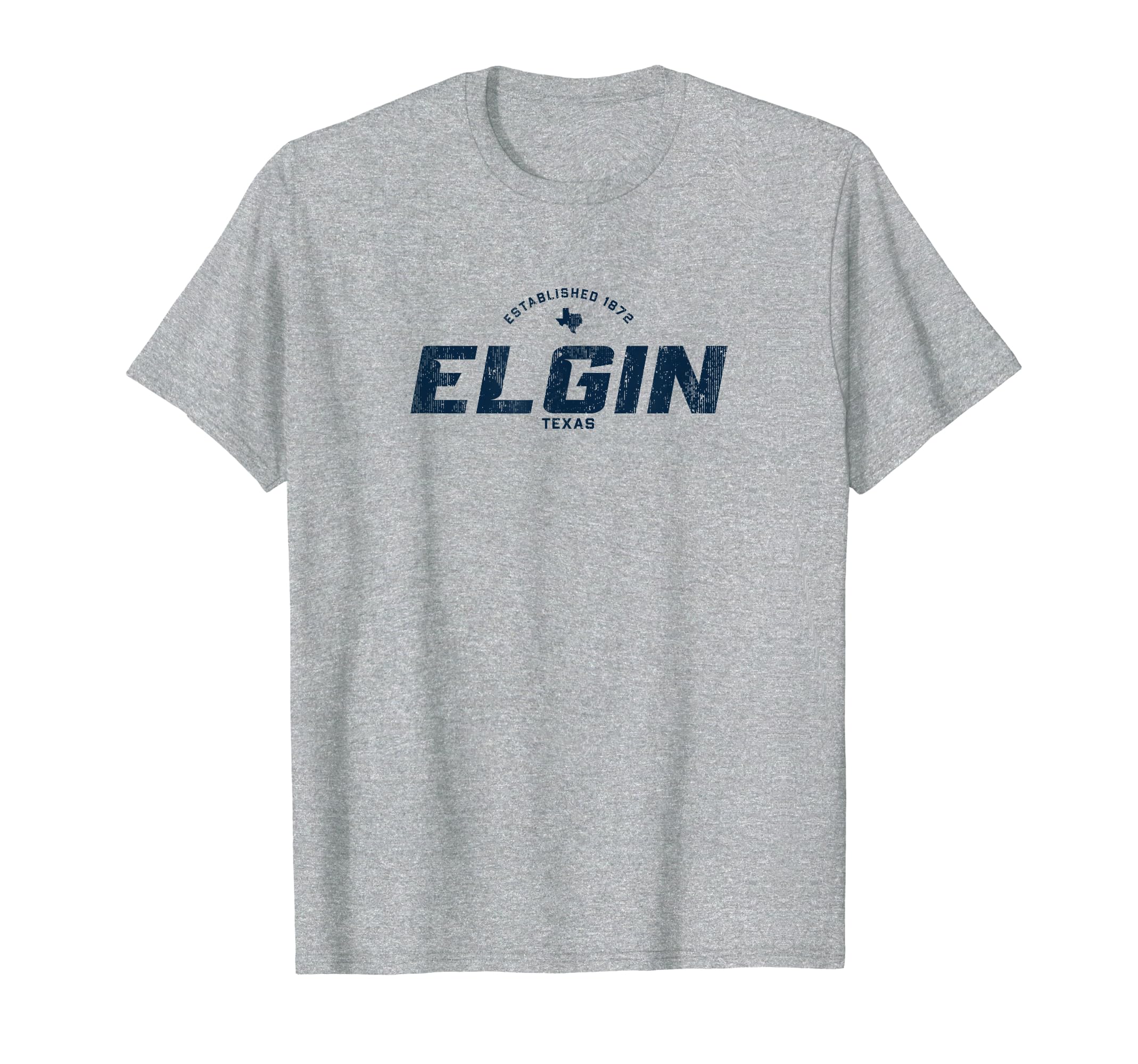 

Футболка Elgin Texas TX Vintage Athletic Navy Sports с логотипом