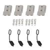 BRIIKPP Battery Connector 4 Pieces Waterproof Terminal Conversion Connector 50A