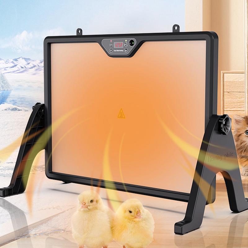Radiant Chicken Heater Radiant Flat Panel Chicken Coop Heater Adjustable Temperature Pet Heating Panel for Chickens Ducks Cats
