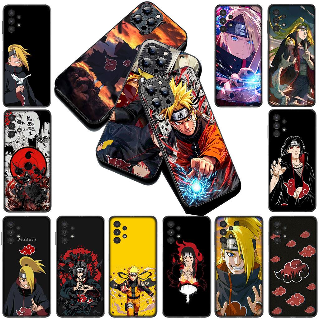 Phone Cover for Samsung Galaxy S22 S21 S20 FE Ultra Plus A07 A17 A15 A16 A25 A57 A37 Case Akatsuki Deidara Narutos Itachi Uchiha