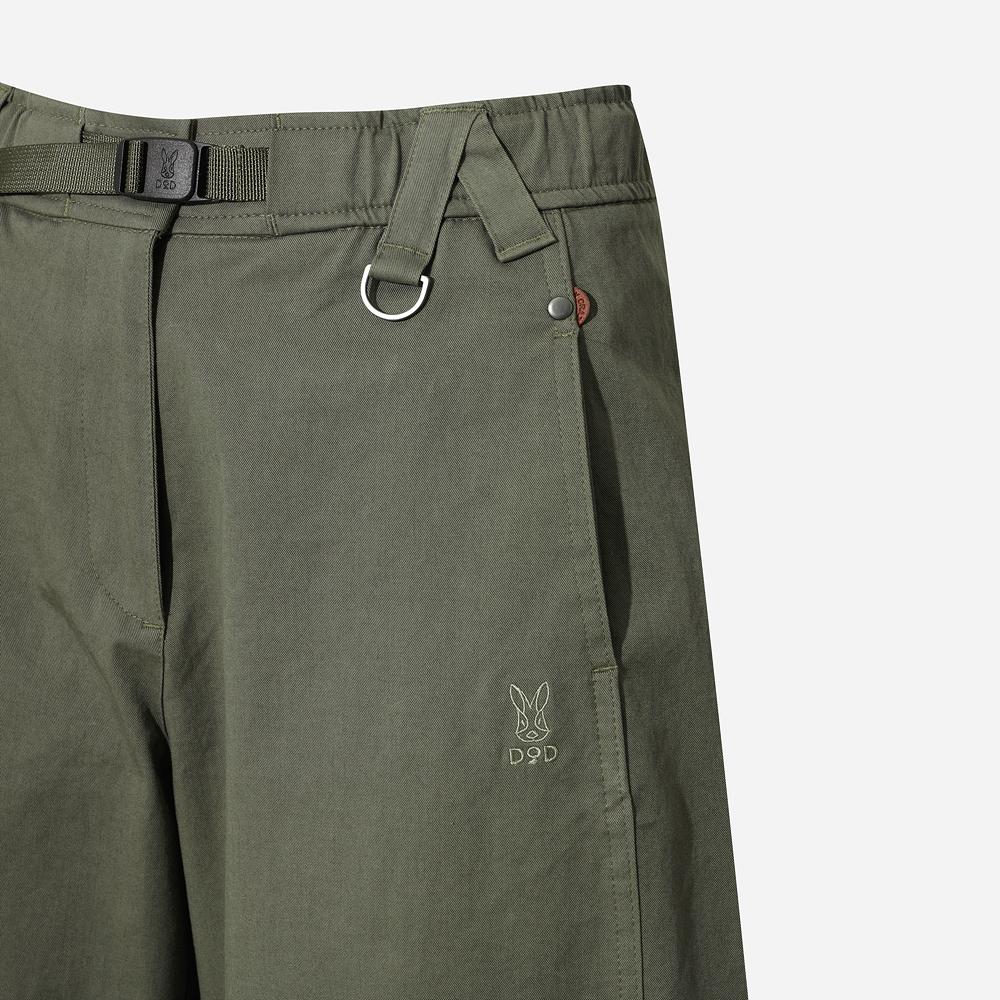 DOD Women'S Cotton Wide Pants (Dark Grey)