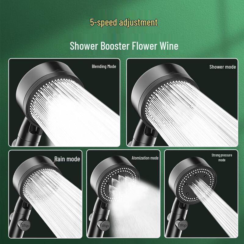 Muvi High-Pressure Multi-Mode Shower Head Set