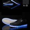 Unisex LED Light-Up Low-Top Casual Sneakers for Dance and Sports