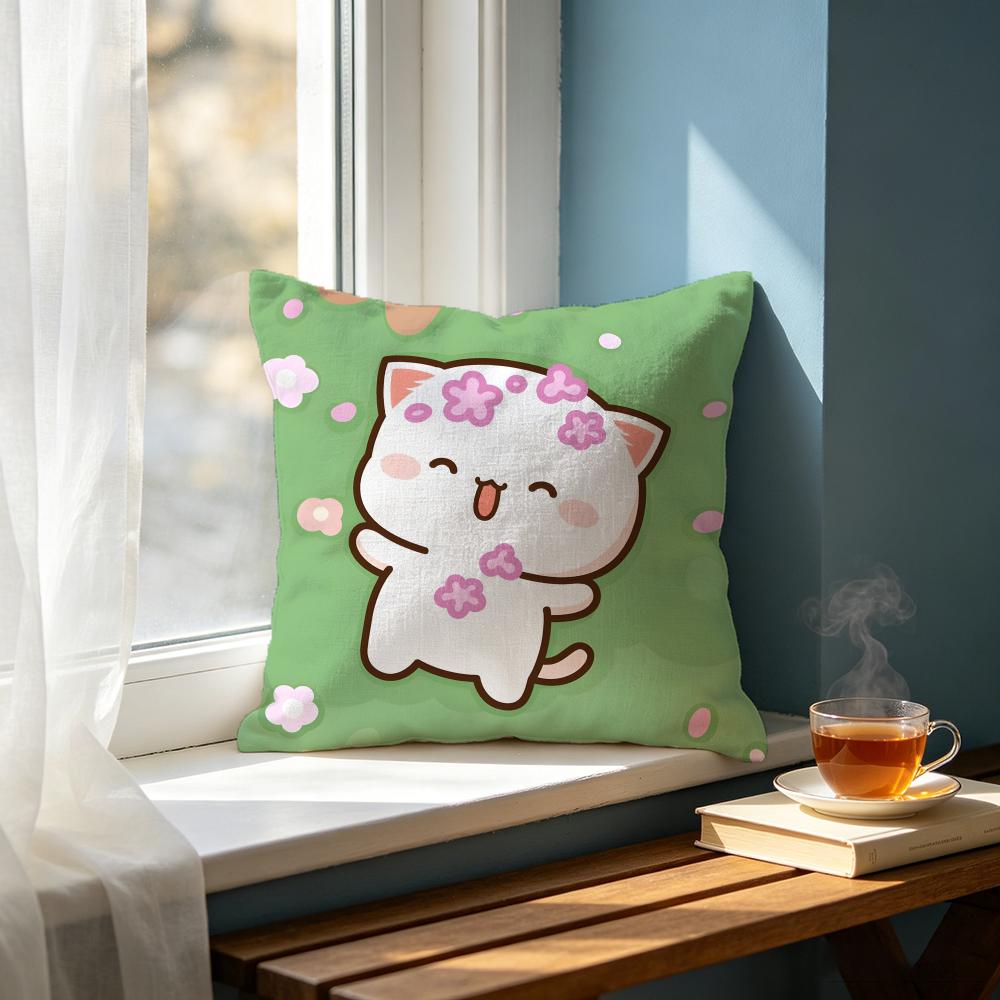 Cute MMochi Cated Cushion Cover Cushion Cover Set Pcs X X X Pillowcase Decorative Sofa Home Decor