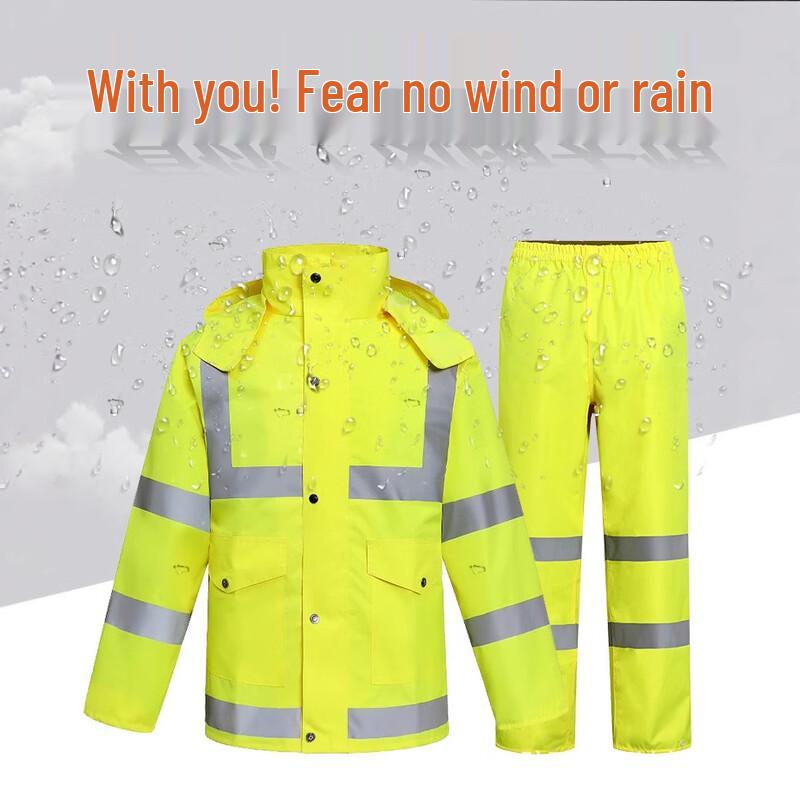 Men's Reflective Rain Suit