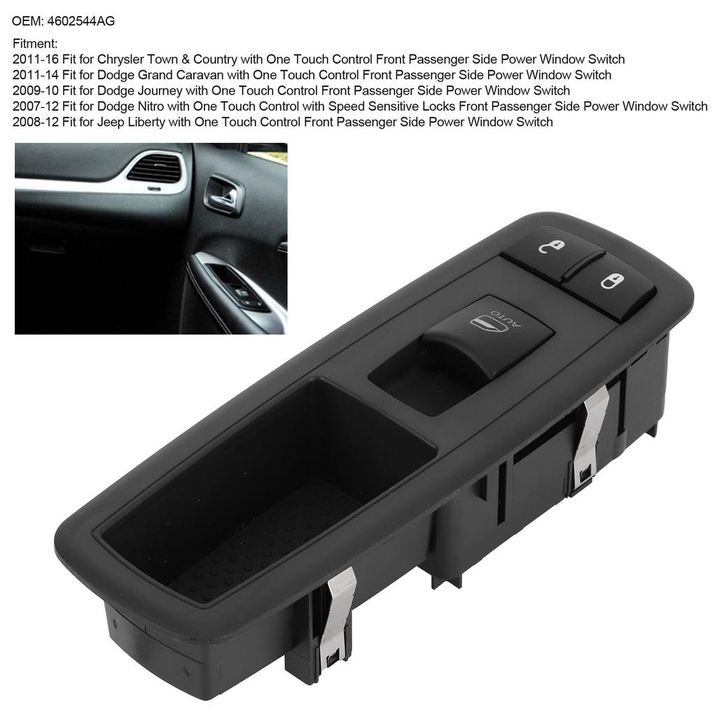 4602544AG Front Right Power Window  4602544AG Replacement Fit for Grand  Window  Button Window Control
