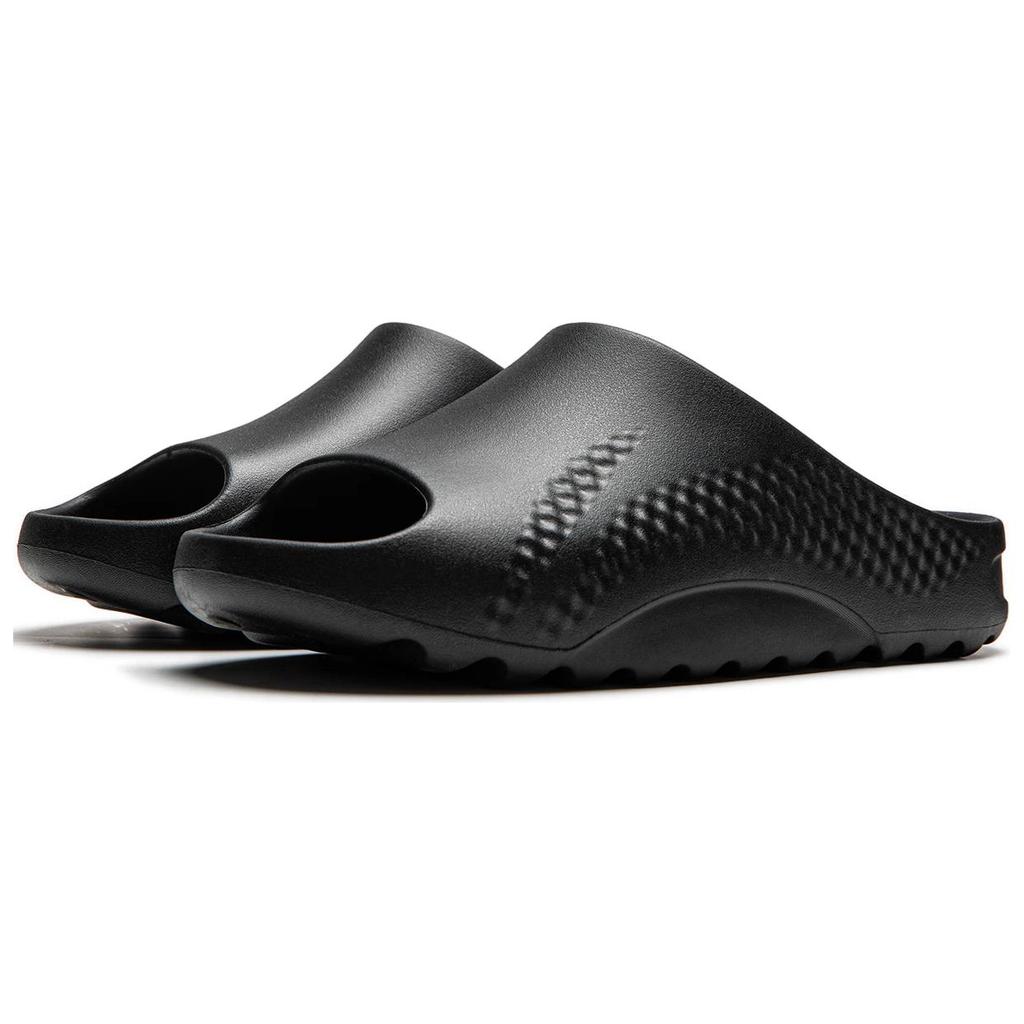 Li Ning Soft Lightweight Elastic Height Increasing Slimming Shock Absorbing Wear Resistant Casual Versatile Slide Sandals Unisex Footwear AGAU023-3