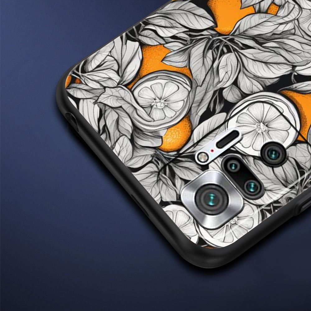 Summer Fresh Fruit Lemon Print Phone Case Cover for Redmi 14C 10C Note 15 14 13 12 10 11 K40 Pro Plus Shockproof Soft TPU Shell
