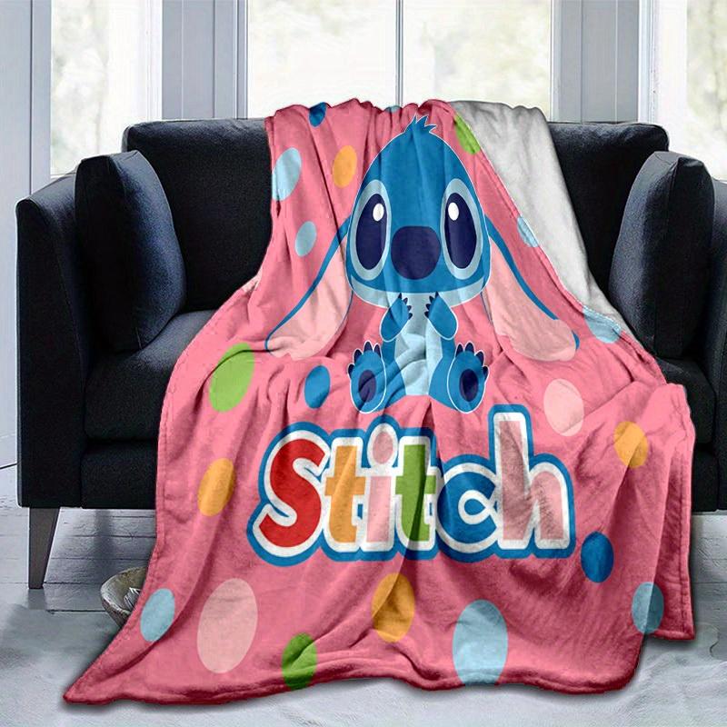 1pc. Cute Stitch Print Blanket, Perfect for Home, Office, Outdoor Use & Gift Idea