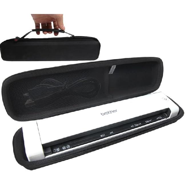 Жесткий дорожный кейс Anleo для компактного мобильного дуплексного сканера документов Brother DS-640 / DS-740D / DS-720D (черный)