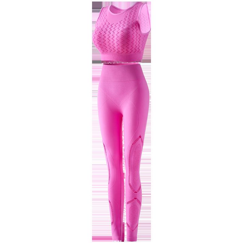 Women's Seamless Sports Set: Shockproof, Sweat-Wicking, Breathable, High-Elasticity Yoga & Fitness Underwear