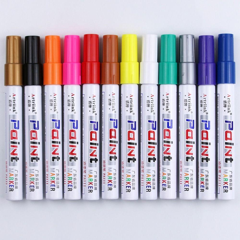 Waterproof Industrial Paint Marker Colorful Sewing Pen Portable Oil Based Pen  Tire Tread