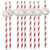 Disposable Paper Straws For Weddings And Parties With Degradable Material For Cake And Cocktail Decor