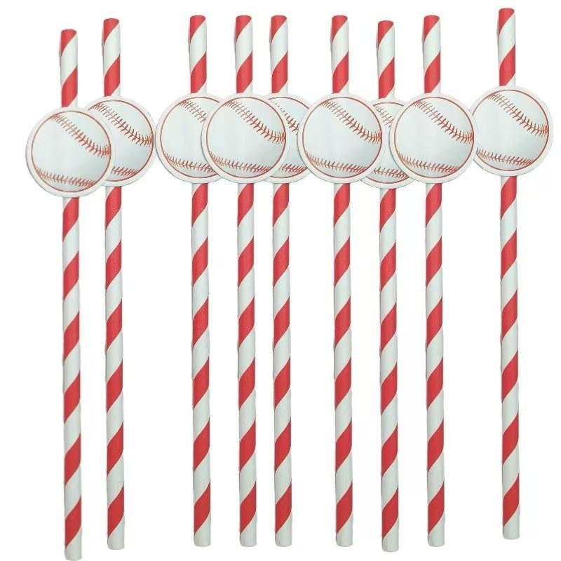 Disposable Paper Straws For Weddings And Parties With Degradable Material For Cake And Cocktail Decor