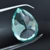 Natural Bluish Green Sapphire Pear Cut 8.40 Ct Loose Gemstone CERTIFIED