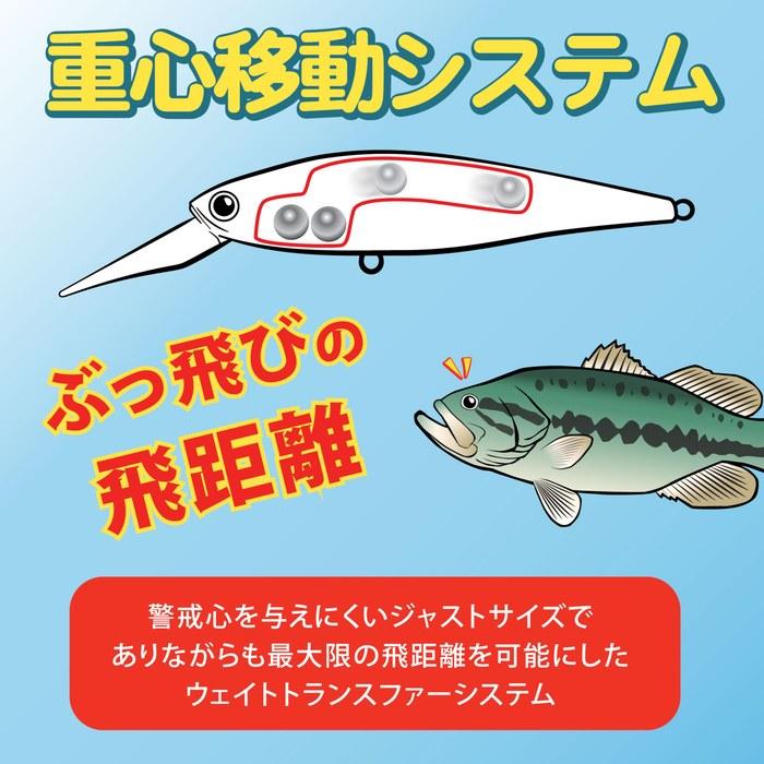 Lucky Craft Beefreezes 65LB WT-SP Suspending Fishing Lure Minnow for Bass (0003 Wakasagi)