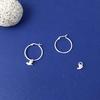 [Satchi] BIRD SILVER HOOP
