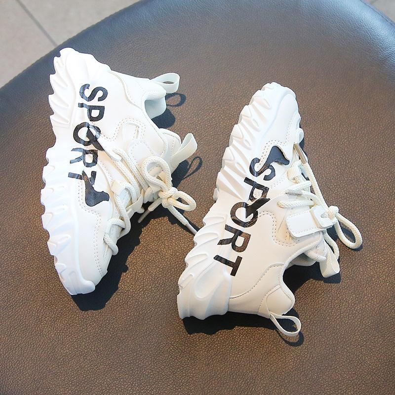 Girls Sports Sneakers Spring Autumn New Children's Shoes Kids White Boys Sole Running Shoes