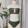 European and American Bikini Split Swimsuit Women's Swimwear Sexy Hollow Beach Bikini