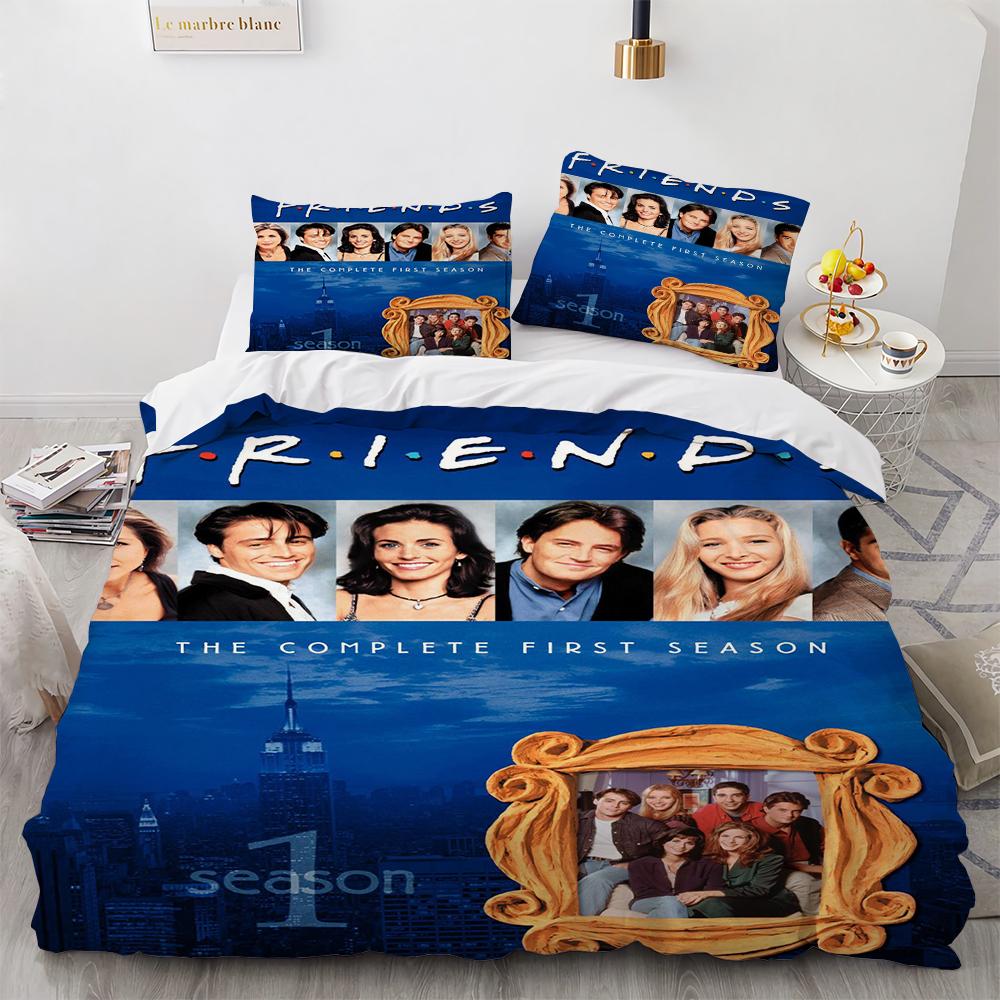 Bettdecke Twin/Full/Queen/King Größe Friends TV-Show - Thematisches Bettwäsche-Set Mit Und Für Schlafzimmerdekoration