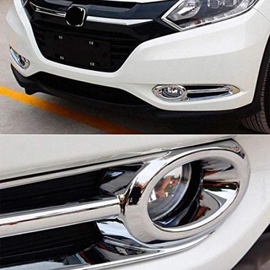 Wellvie VEZEL Hybrid Front Rear Bumper Fog Cover Chrome Rear Fog Light Exterior Custom Honda Car Car Accessories of & Set, Garnish, Parts, Parts,