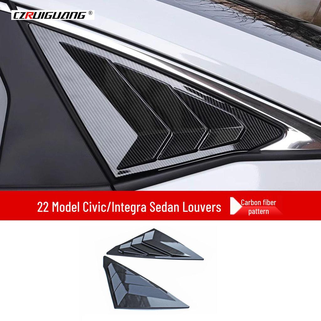 Honda Integra/Civic Front Lip, Rear Spoiler, Side Skirts, Rear Lip, Louvers, and Exhaust Tips Body Kit