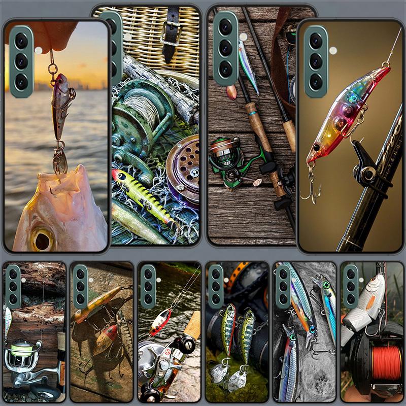 Fischerei Profi Köder Gelenkköder Handyhülle für Samsung A54 A14 A24 A34 A17 A37 A57 A55 A35 A25 A15 A07 A05S A04S A12 A22 A3