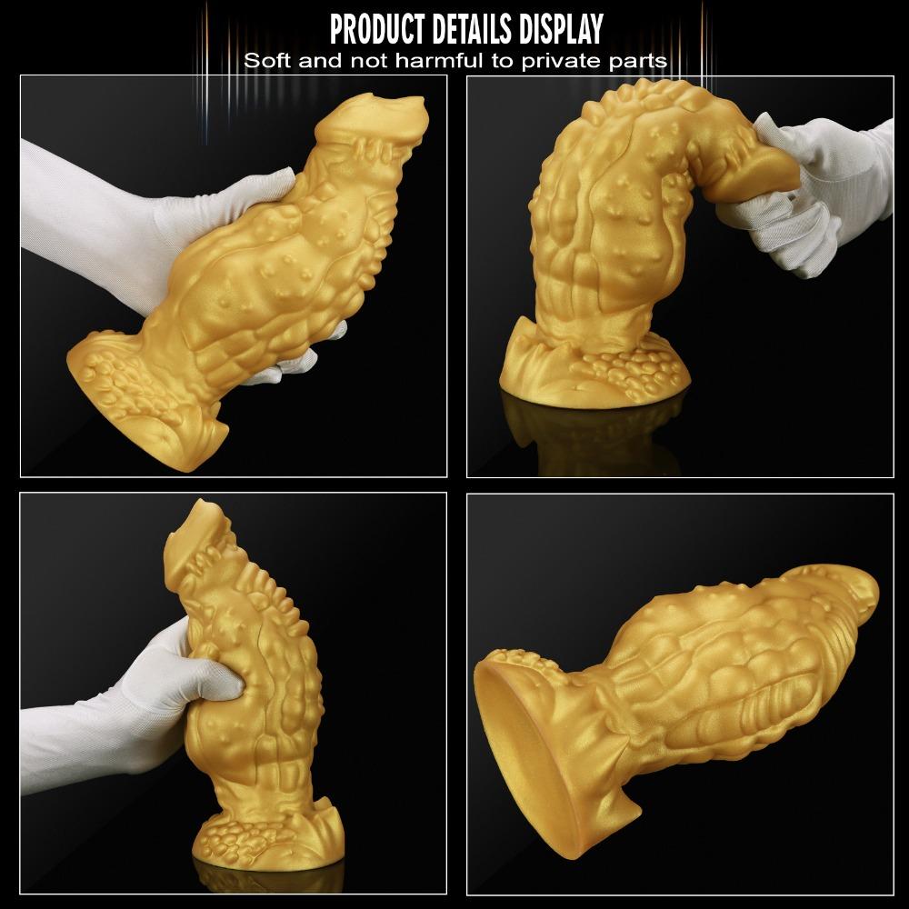 Muscle God Silicone Anal Plug - Wearable Butt Plug for Women, SM Training & Anal Stretching, Unique Irregular Design Adult Toy