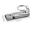 Double Pipe Whistle Pendant Keychain High Decibel Portable Outdoor Survival Emergency Camping Tool Multifunction
