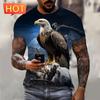 Fashion Animal Eagle Graphic T Shirt For Man Women 3D Printed Short-Sleeved Tees Fashion Plus Size Men's Tops Casual Kids Tops