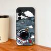 For Samsung Galaxy A37 A57 A17 A07 Phone Case Cute Astronaut Smooth Liquid Silicone Full Coverage Anti Drop Soft Durable Bumper