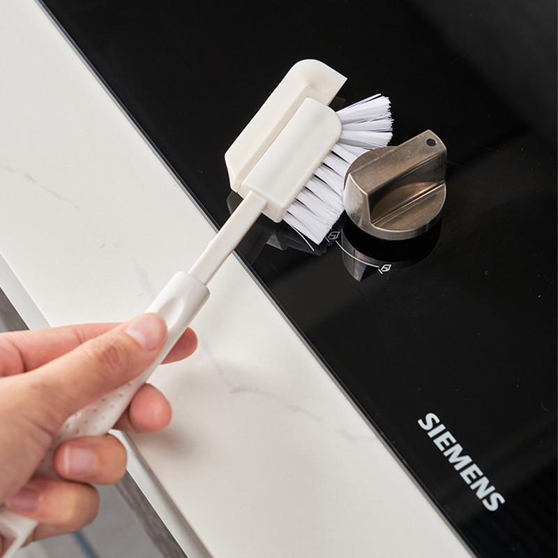 Kitchen Purpose Multi Cleaning Brush For Stove Sink Gap And Scraping Surface