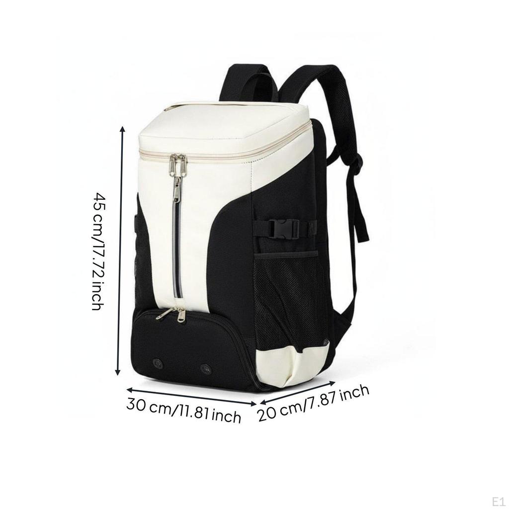 Badminton Racket Backpack Custom Monogram Tennis Double Shoulder Straps for Women,