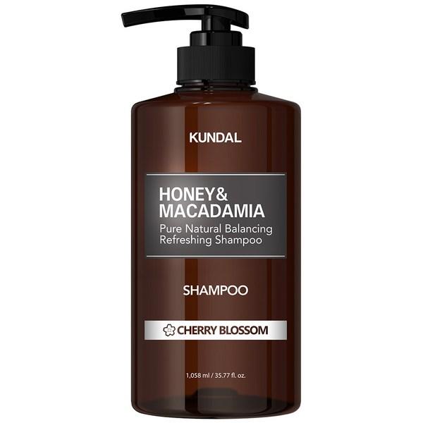 

Kundal Nature Шампунь Cherry Blas, 1058мл, 1 корейский уход за волосами