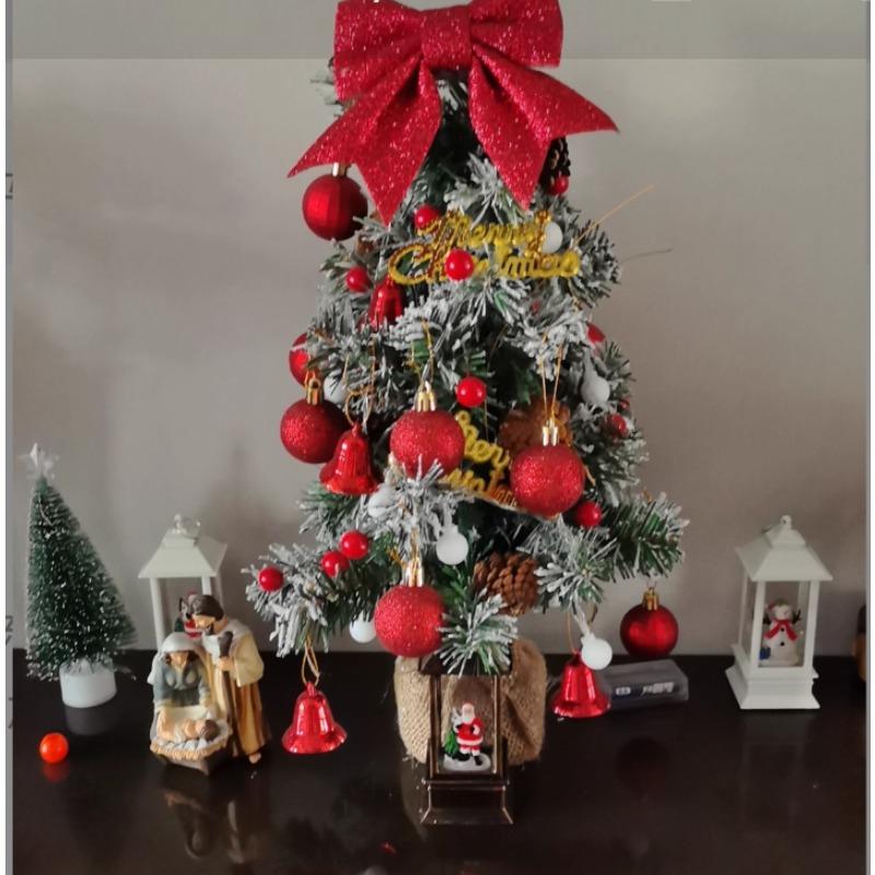 20Cm Merry Christmas Tree Office Home Bedroom Doll Gift  Desk Decoration Christmas Trees