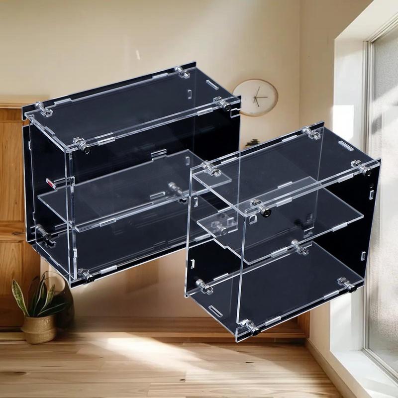 1/64 Model Cars Acrylic Display Case Fit For Mini Size MiniGT Tomica Assembled Dust Proof Box Cabinet Toy Vehicles