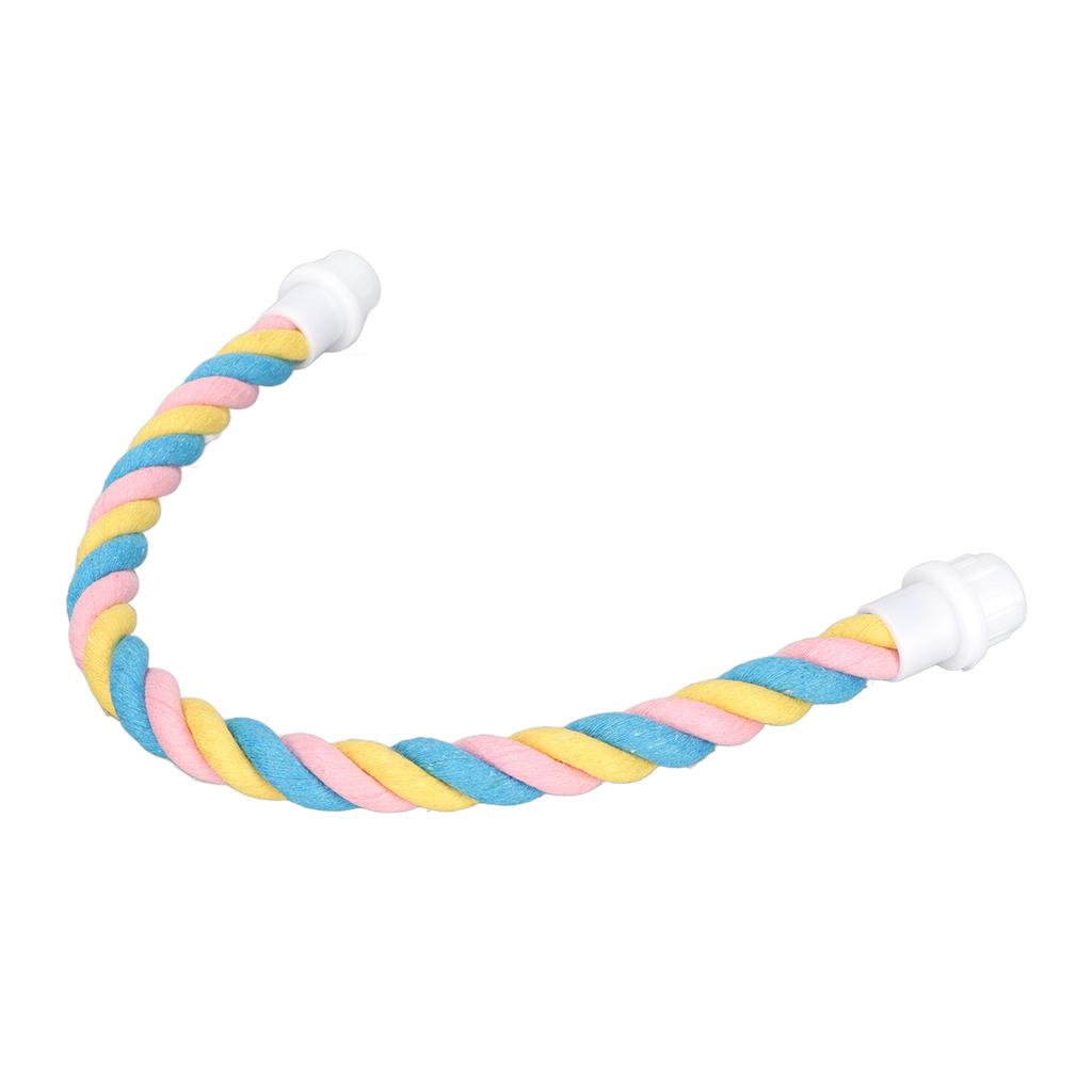 Bird Rope Perch Multipurpose Colorful Cotton Parrot Comfy Rope Perches for Parrots Parakeets